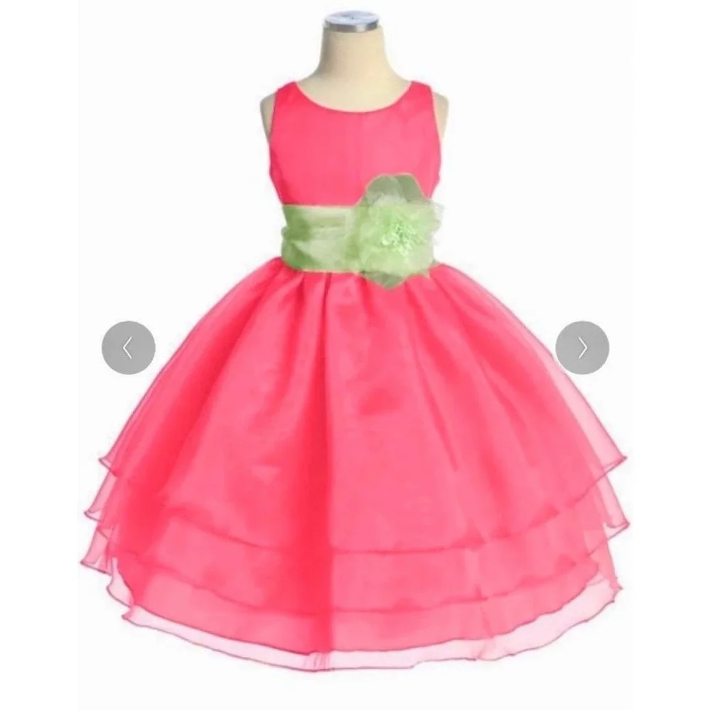 Toddler Organza Princess Pageant Dress‎